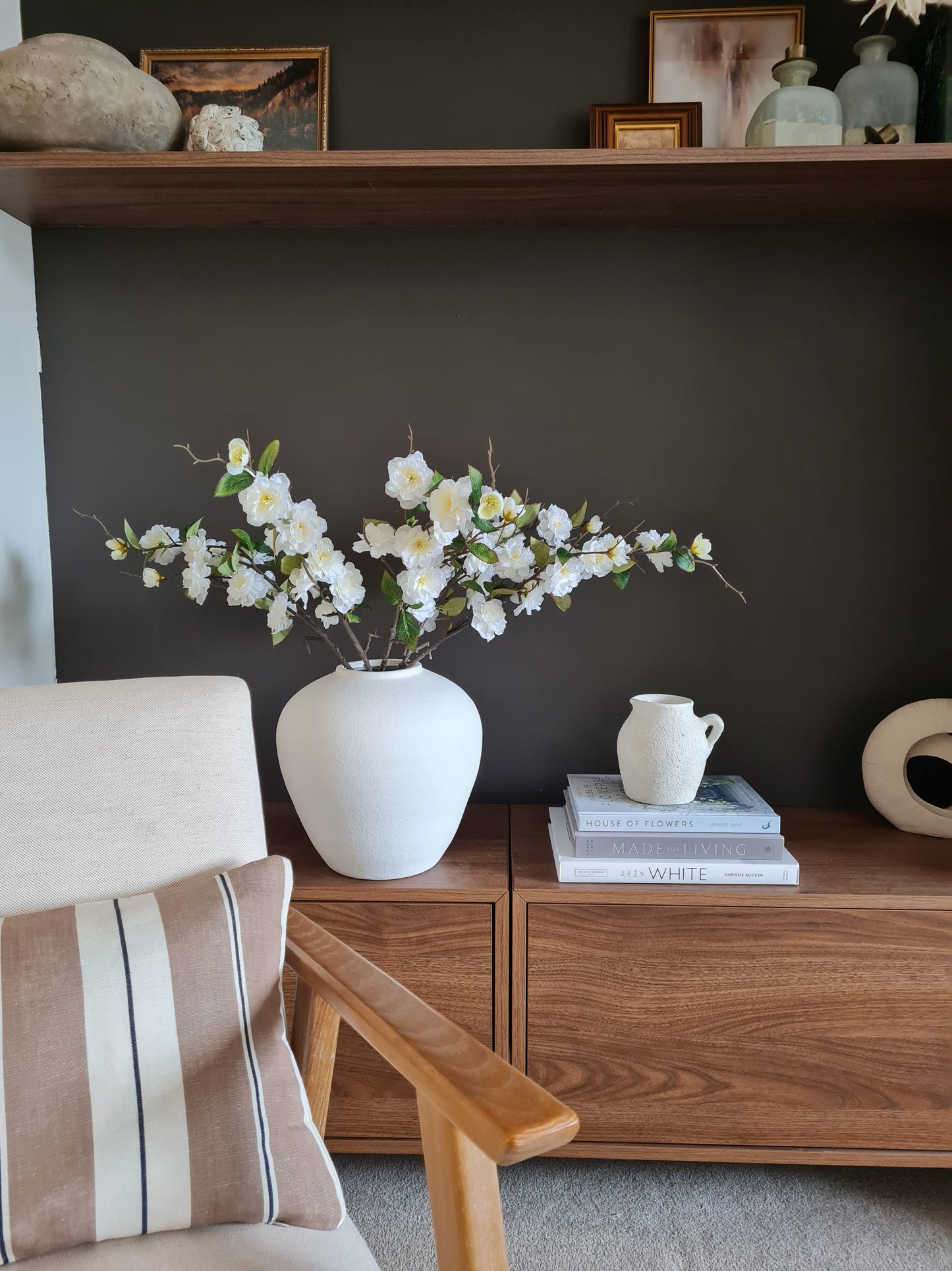 White rustic jug