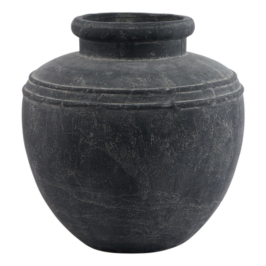 Rustic Charcoal Vase