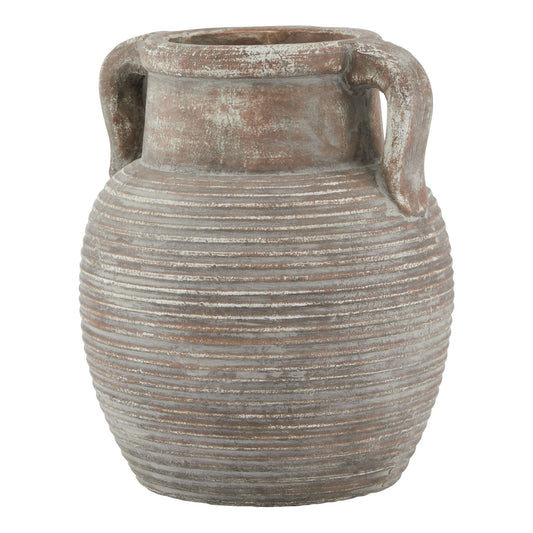 Rustic Brown Amphora Pot