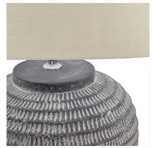 Vintage Charcoal Table Lamp